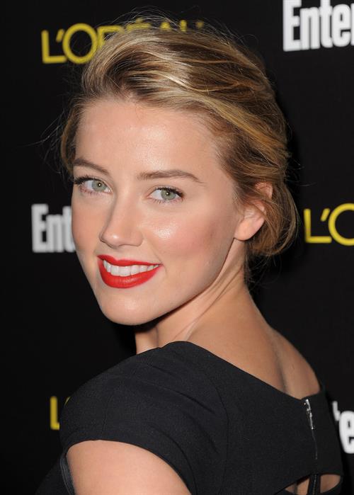 Amber Heard Entertainment Weekly's 17th annual pre screen Actor's Guild Awards party on January 29, 2011