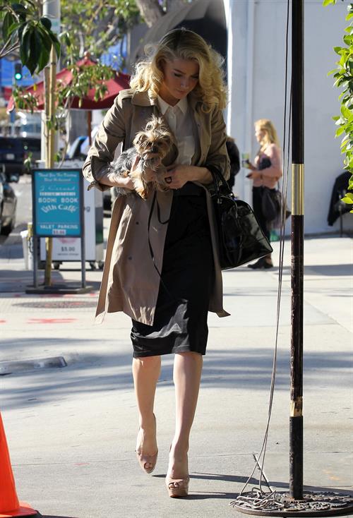 Amber Heard out in Beverly Hills on December 16, 2011