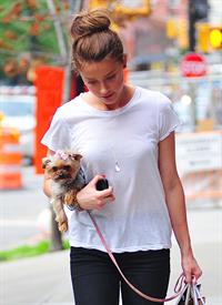 Amber Heard out and about in New York 10/28/12