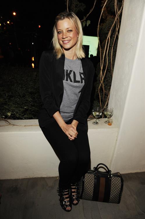 Amy Smart at the third annual Fluffball Animal Charity Event in Los Angeles on April 28, 2012