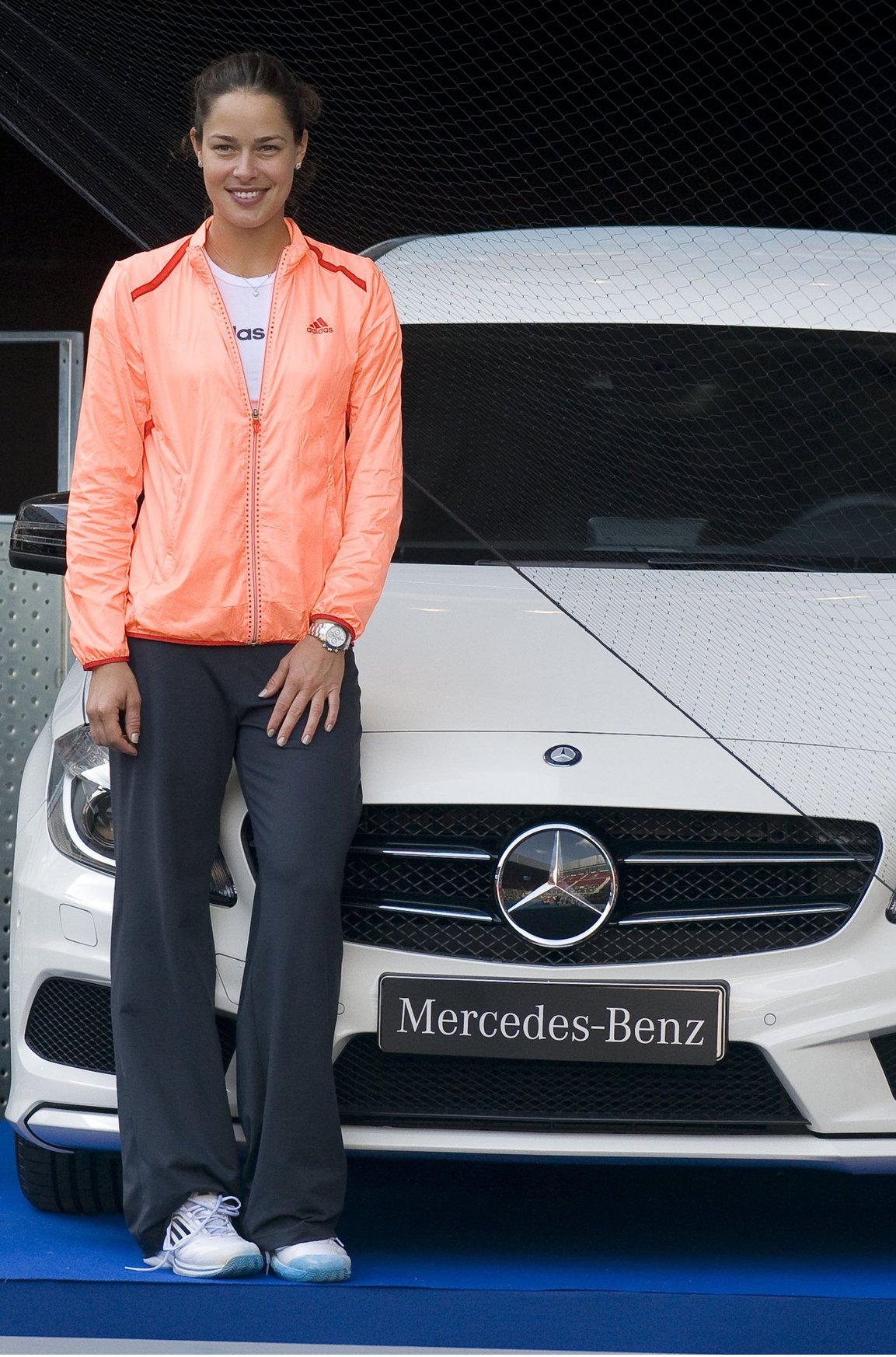 Ana Ivanovic promoting Mercedes at the Madrid open 08-05-2012 