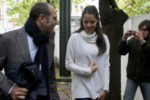 Ana Ivanovic Enjoys a stroll in Milan November 30, 2012  
