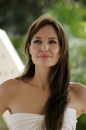 Angelina Jolie promoting her new movie Salt in Mexico on June 30, 2010