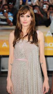 Angelina Jolie Salt Premiere in London on August 16, 2010 