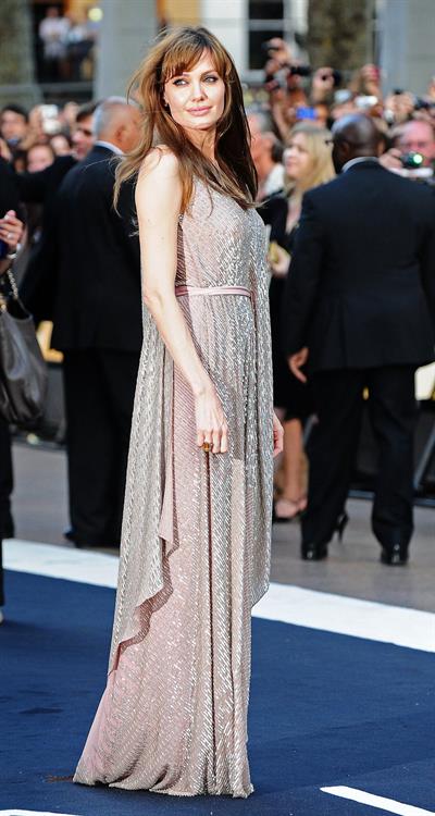 Angelina Jolie Salt Premiere in London on August 16, 2010 