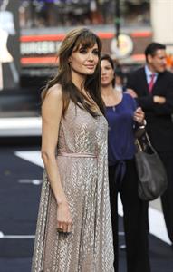 Angelina Jolie Salt Premiere in London on August 16, 2010 