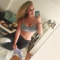 Hunter McGrady taking a selfie