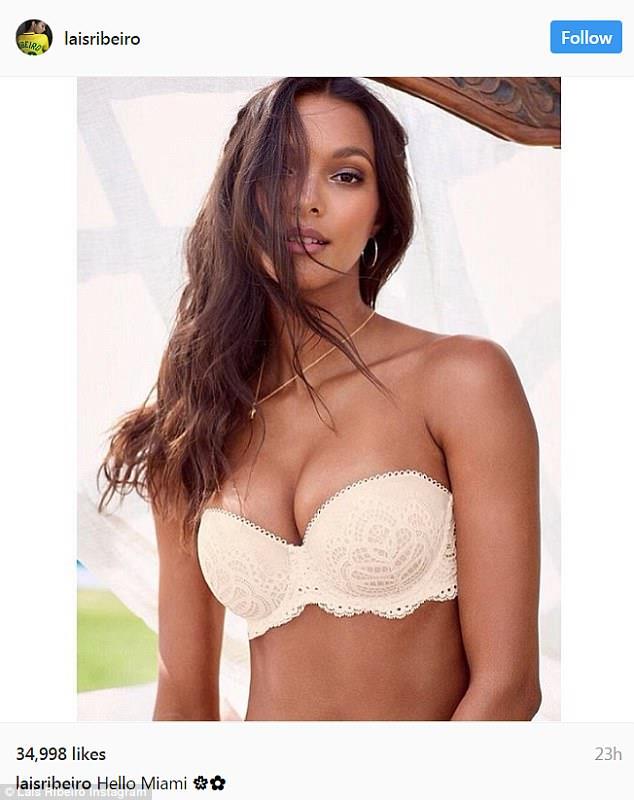 Lais Ribeiro in lingerie