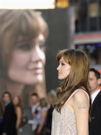 Angelina Jolie Salt Premiere in London on August 16, 2010 