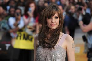 Angelina Jolie Salt Premiere in London on August 16, 2010 