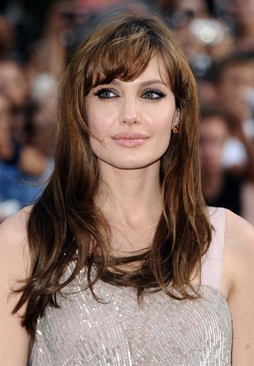 Angelina Jolie Salt Premiere in London on August 16, 2010 