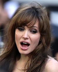 Angelina Jolie Salt Premiere in London on August 16, 2010 