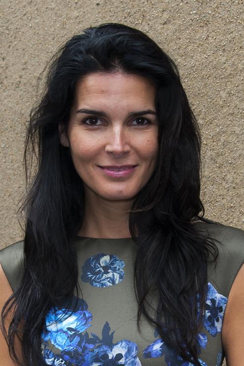 Angie Harmon Giambattista Valli fashion show at Paris Fashion Week on Sept 30, 2013 