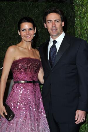 Angie Harmon 2010 at Vanity Fair Oscar party on March 7, 2010 
