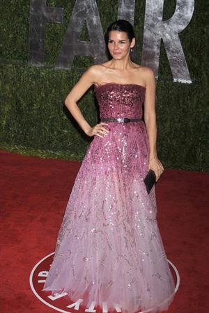 Angie Harmon 2010 at Vanity Fair Oscar party on March 7, 2010 