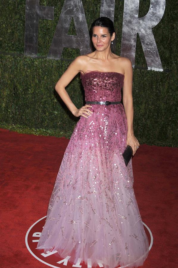 Angie Harmon 2010 at Vanity Fair Oscar party on March 7, 2010 