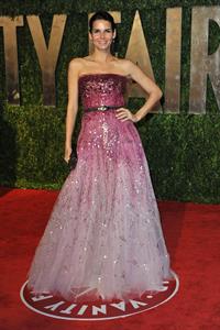 Angie Harmon 2010 at Vanity Fair Oscar party on March 7, 2010 