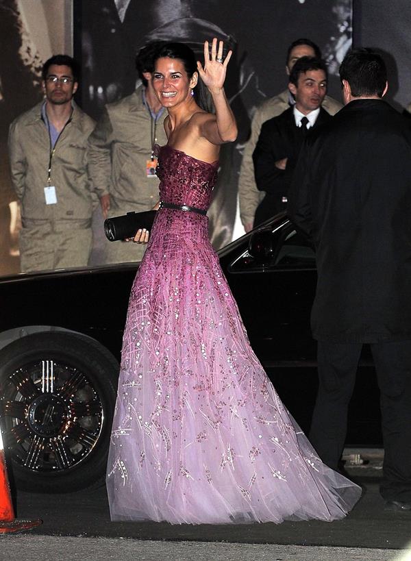 Angie Harmon 2010 at Vanity Fair Oscar party on March 7, 2010 