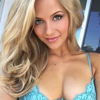 Audrey Allen in lingerie taking a selfie