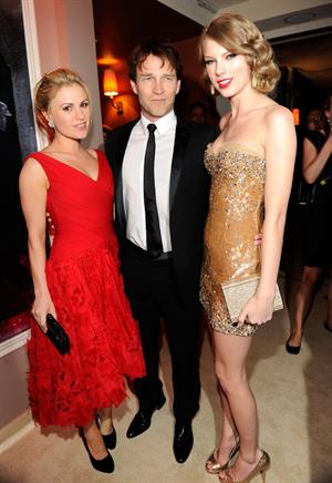 Anna Paquin attending the Vanity Fair Oscar Party in West Hollywood on February 27, 2011
