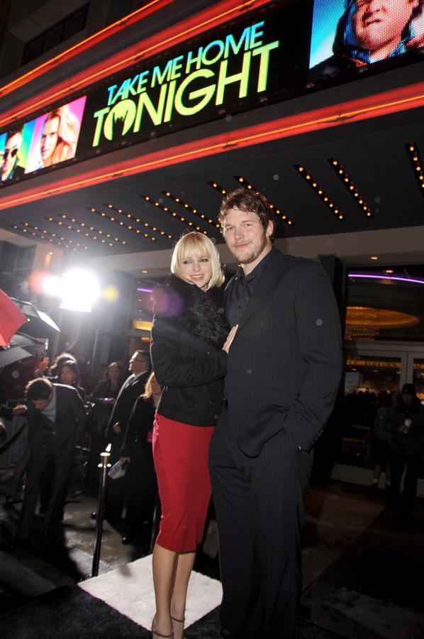 Anna Faris premiere of Take Me Home Tonight in Los Angeles in Los Angeles  2-3-2011 