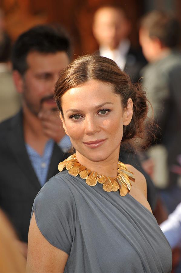 Anna Friel at The Los Angeles Premiere of Land of the Lost Graumans Chinese Theatre in Hollywood California 