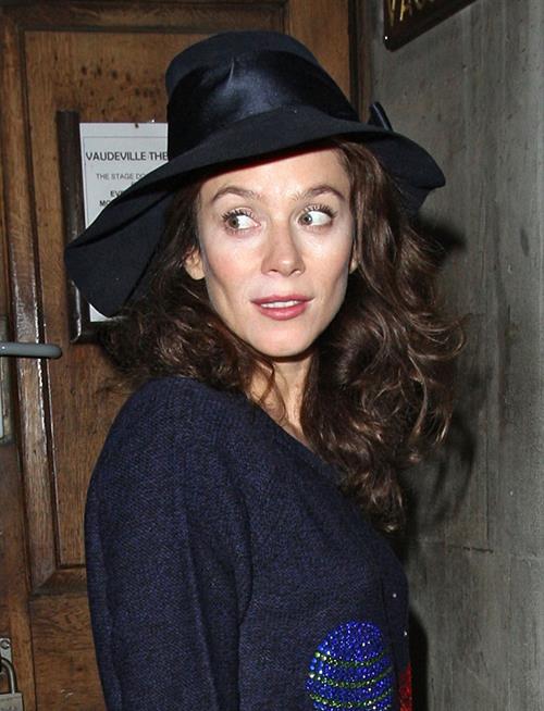 Anna Friel Vaudeville Theatre in London - November 6, 2012