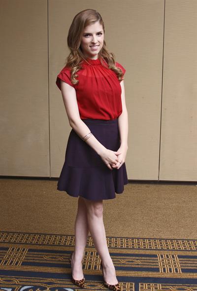 Anna Kendrick Munawar Hosain  End Of Watch  press conference portraits 9/10/12 