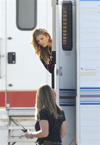 AnnaLynne McCord on the Set of 90210 11/6/12