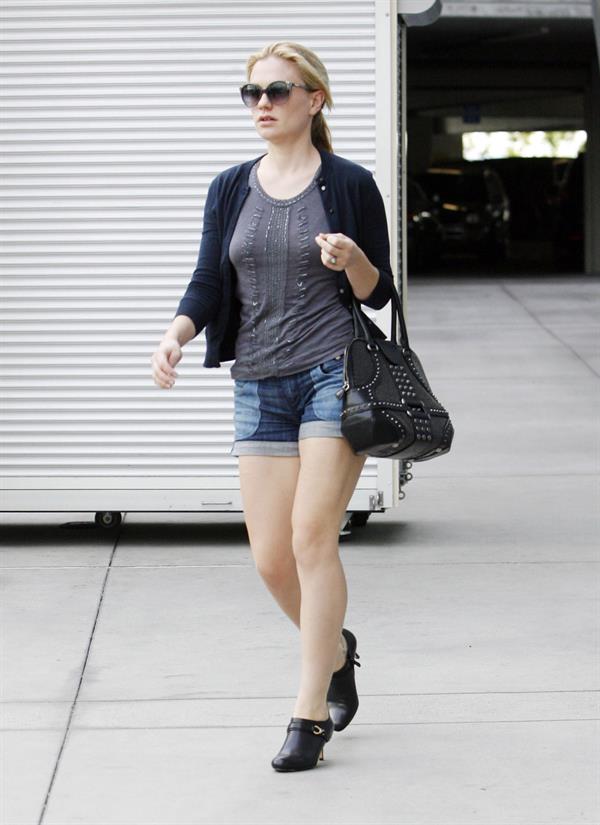 Anna Paquin out in Los Angeles October 29 