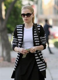 Anna Paquin at John Frieda Salon in Los Angeles on January 18, 2012