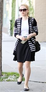 Anna Paquin at John Frieda Salon in Los Angeles on January 18, 2012