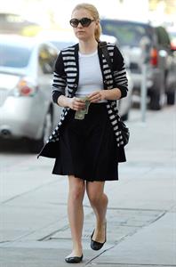 Anna Paquin at John Frieda Salon in Los Angeles on January 18, 2012