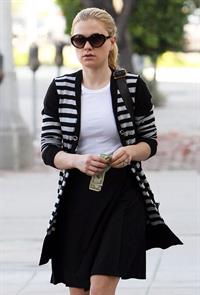 Anna Paquin at John Frieda Salon in Los Angeles on January 18, 2012