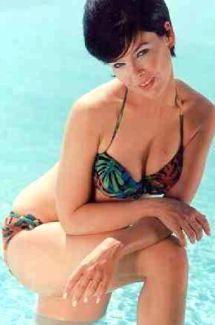 Yvonne Craig in a bikini