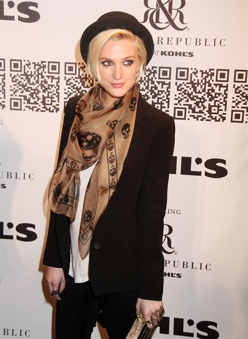 Ashlee Simpson at the Rock Republic for Kohl's fashion show on February 10, 2012