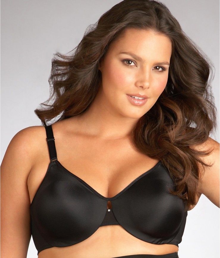 Candice Huffine in lingerie