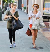 Ashlee Simpson shopping at Urban Outfitters in Los Angeles on September 8, 2011