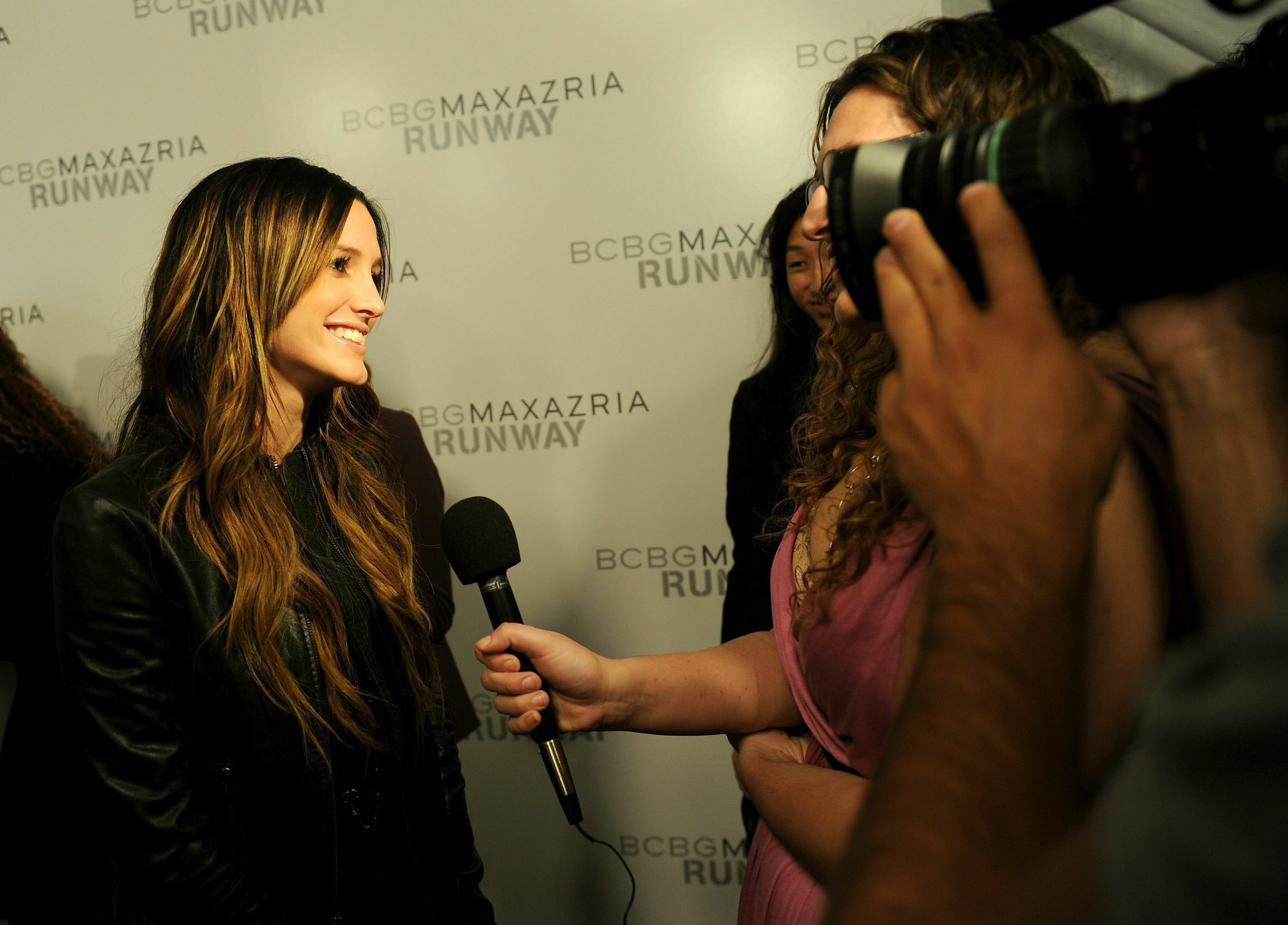 Ashlee Simpson at Max Azria Spring Collection on September 10, 2010