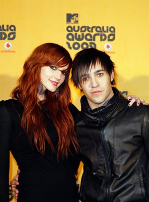 Ashlee Simpson Vodafone MTV Australia awards 2009 at the Sydney Convention and Exhibition Centre, Darling Harbour 