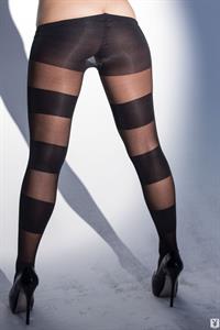 Kimberly Kisselovich in black stockings for Playboy Plus