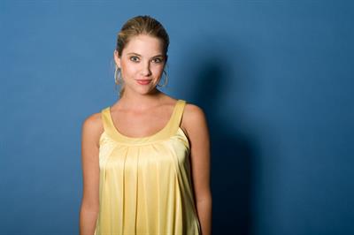 Ashley Benson yellow dress photoshoot