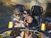 Ashley Benson and Vanessa Hudgens at Busch Gardens in Tampa Bay on March 3, 2012
