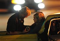 Ashley Benson and Vanessa Hudgens film Spring Breakers Florida on March 15, 2012