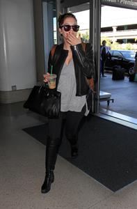 Ashley Benson – LAX airport arrival in LA 11/14/13  