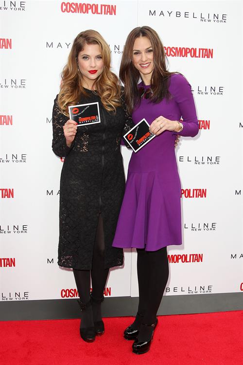 Ashley Benson – Kisses for the Troops Campaign 11/11/13 