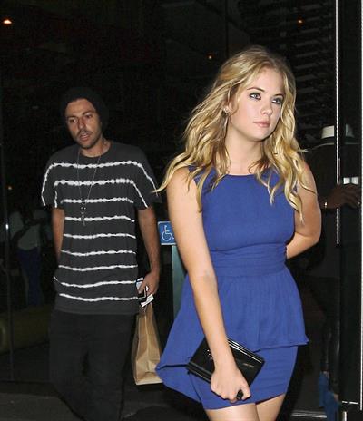 Ashley Benson Boa Restaurant in Beverly Hills on August 10, 2011