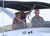 Ashley Benson bikini on a boat in Florida March 11, 2012 