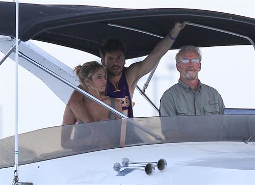 Ashley Benson bikini on a boat in Florida March 11, 2012 