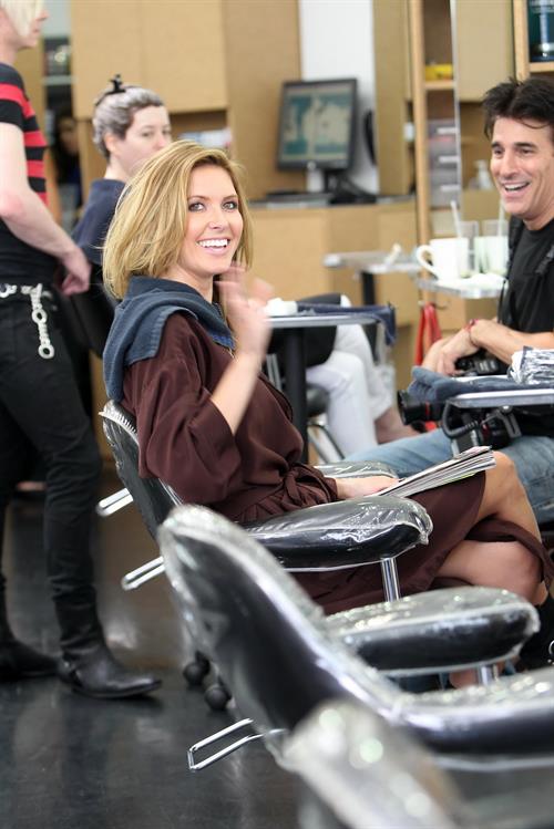 Audrina Patridge - Inside Gavert Atelier Salon in Beverly Hills August 22, 2012